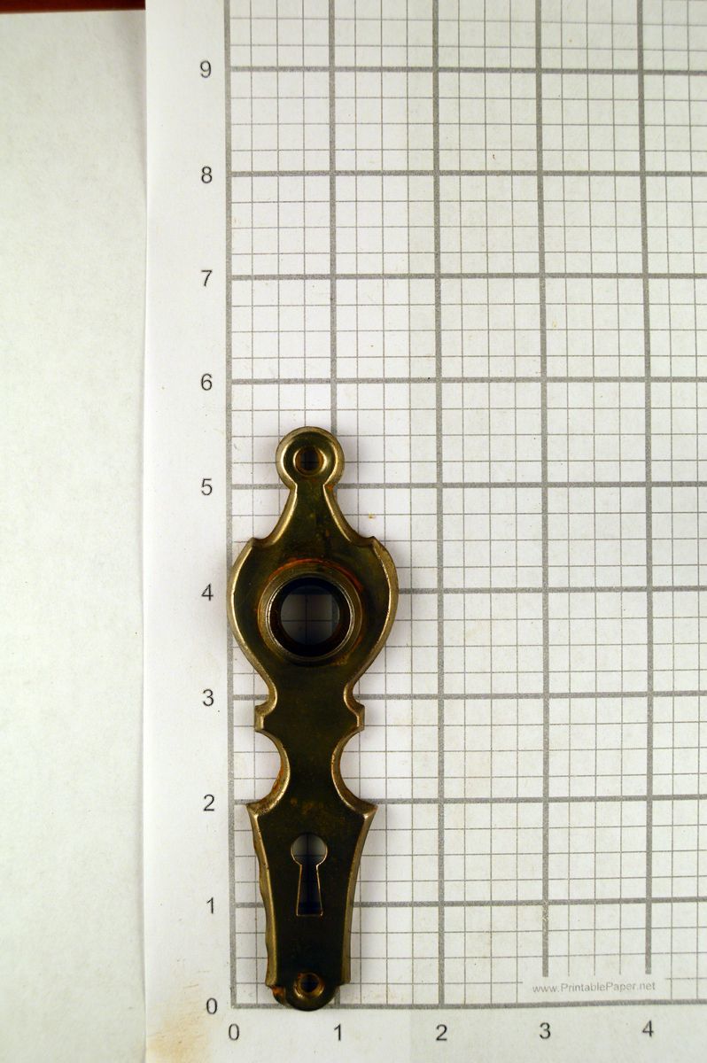 Door Face Plate 60 Earle Hardware "Vernon" » Salvage Antiques