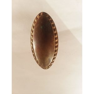 Bronze Oval Bead Pattern Doorknob