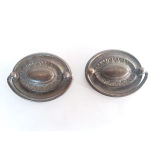 Pair of Oval Furniture Handles