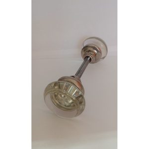 Round Glass Doorknob Set