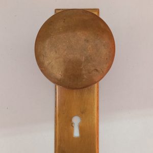 Drum Doorknob and Plate