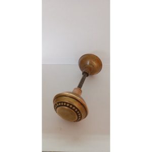 Bronze Bead Pattern Doorknob Set